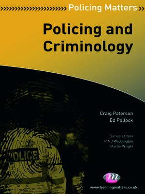 cover image of Policing and Criminology